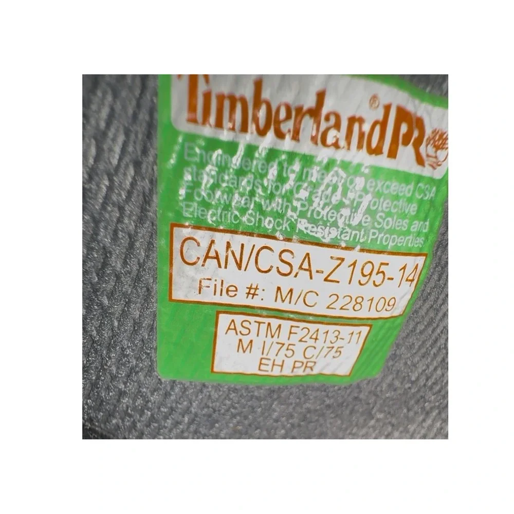Timberland PRO Mens Work Boots 15W Steel Toe Brown Leather Anti-Fatigue Workwear